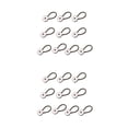 thumbnail image 4 of Advancent Extensor de cuello de camisa, 1 bolsa, Simple, sin costuras, ahorro de dinero, expansor de cintura con incrustaciones de cristal, Type3 NO3, 4 of 6