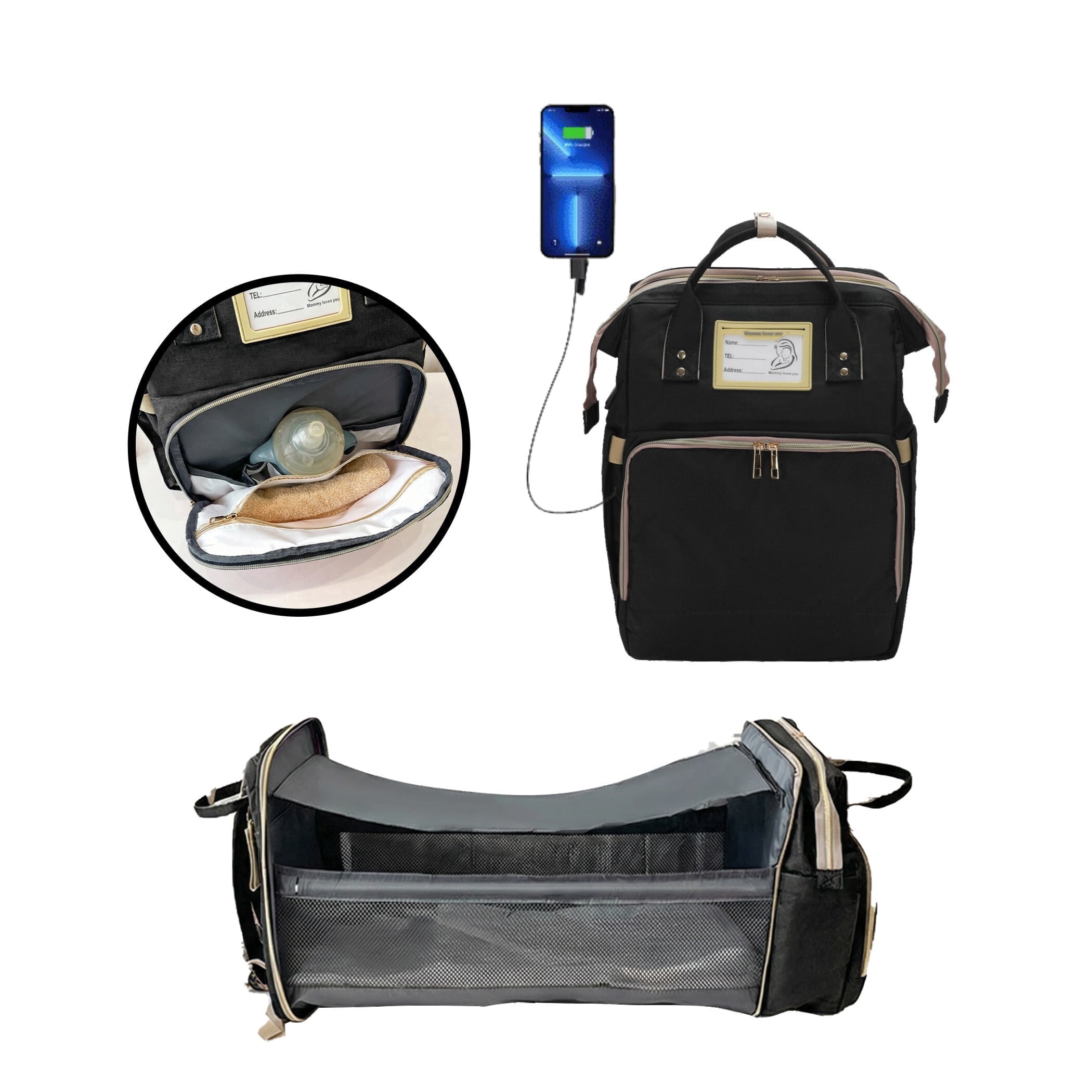 Skip Hop Flex Diaper Bag Backpack, Multi-Function Baby Travel Bag