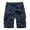 Dark Blue, variant on Big and Tall Cargo Shorts Work Shorts for Men Pockets Button Zipper Shorts Solid Color Trendy Loose Fit Climb Mountains Workwear Pants Dark Gray M