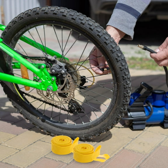 FRCOLOR 6pcs Cycling Tire Liner Bike Tire Tape Anti Puncture Tape Rim Strips Puncture-Proof Liner Pad Wheels Rim Protectors Bikes Tire Liner Tape