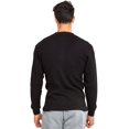 thumbnail image 4 of Men's Classic Waffle-Knit Medium Weight Thermal Top S, Black, 4 of 4