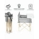 thumbnail image 3 of Periquera Xtellar Para Bebe Portatil Plegable Silla Comer Ajustable Color Gris, 3 of 5