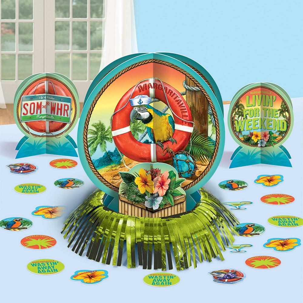 Margaritaville Party Supplies Table Decorating Kit