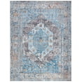 thumbnail image 2 of SAFAVIEH Bristol Lyla Oriental Polyester Area Rug, Gray/Blue, 8' x 10', 2 of 10