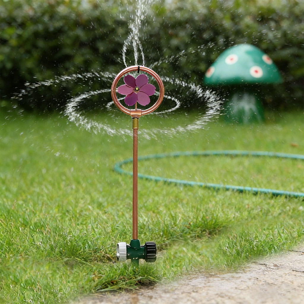 Whimsical Dancing Flower Whirling Sprinkler for Versatile Yard and Farm Use with Easy Installation Plant Irrigation