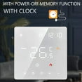 thumbnail image 4 of Smart Digital Thermostat Touch Temperature Controller for Home Heating Cooling Systems White Flame Retardant PC Material ME81H LED16, 4 of 7