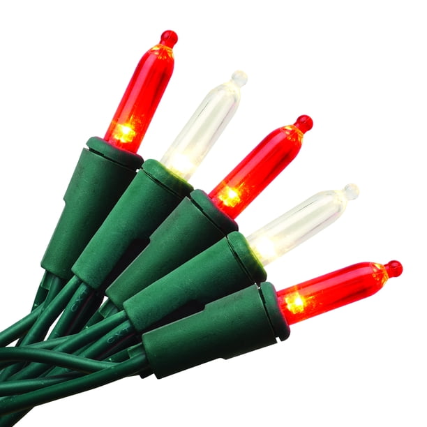 red xmas lights outdoor