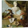 thumbnail image 1 of ARTCANVAS Allegory Of Europe 1722 Canvas Art Print by Jean Baptiste Oudry - Size: 26" x 26" (0.75" Deep), 1 of 9