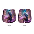 thumbnail image 3 of Salouo Beautiful Flower Blue Bird Print Women's 2 in 1 Running Shorts Double-Layer Shorts Athletic Workout Gym Yoga Shorts Running Shorts for Women-X-Large, 3 of 7