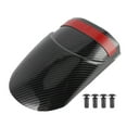 thumbnail image 3 of Motorcycle Front Mudguard Extension, Lightweight Mudguard Rear Extender Carbon Fiber Style Durable Heat Resistant ABS  For Modification, 3 of 8