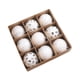 thumbnail image 2 of 9 piezas de adornos navideños de bolas decorativas colgantes, novedosas y ligeras Blanco, 2 of 8