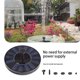 thumbnail image 2 of Bomba Solar Fuente Flotante para Baño Pájaros, 2 of 9