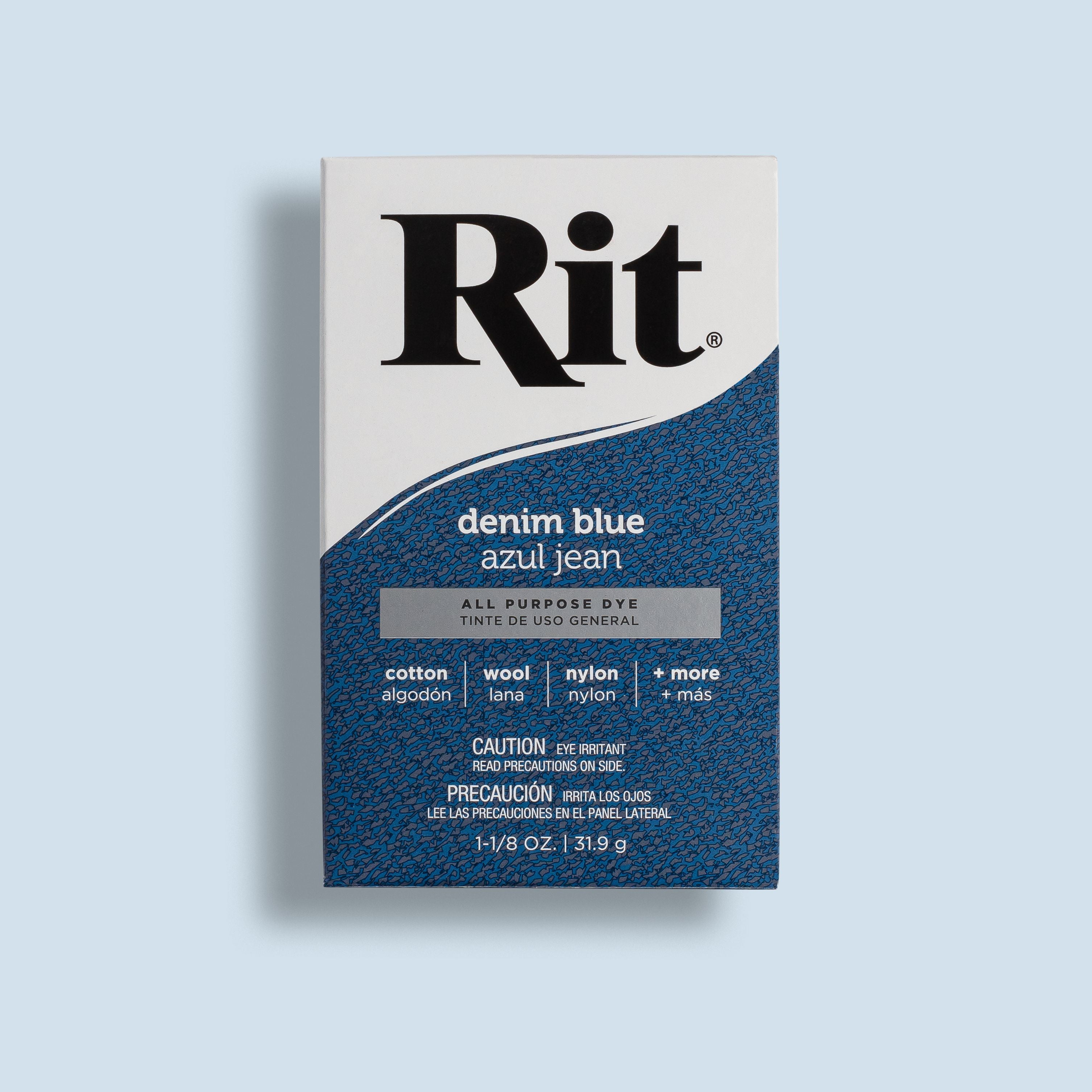 Rit All Purpose Powder Dye, Denim Blue 1 1/8 oz