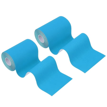 Uxcell Kinesiology Tape Adhesive Cotton Sports Muscle Support Tape Waterproof Elastic Tape for Knee Ankle Wrist Sky Blue