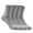 #4 light gray, variant on 4 Pairs Men Women Merino Wool Hiking Socks Thermal Warm Crew Winter Boot Sock Gift Comfy Boot Work Socks