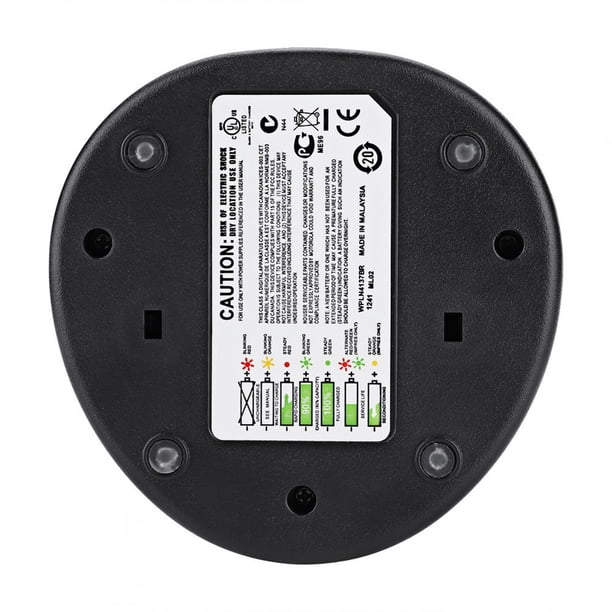 12V Walkie Talkie Charger, Adaptador de Corriente para Motorola P1400 / DEP450 / EP450 / GP3188 / GP 0 / CP200 / PR400 / CP200 / CP040(US) Radios CB de Spptty Como se muestra en la descripción