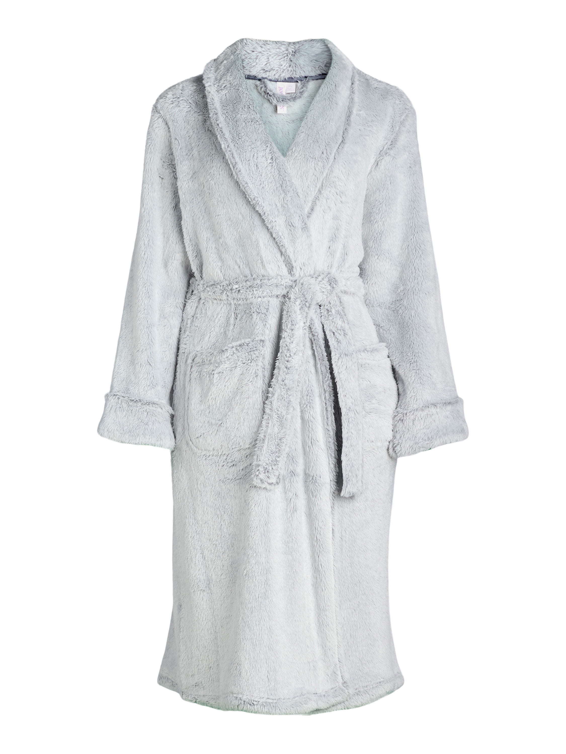 Joyspun Women's Plush Robe, Sizes S to 3X