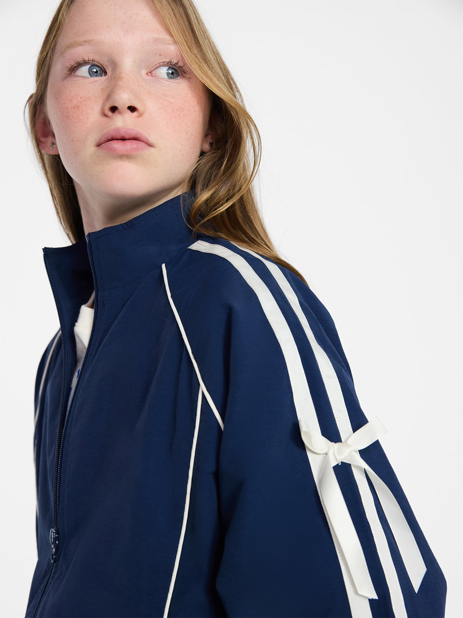 Weekend Academy Girls Bow Track Jacket, Sizes 4-18