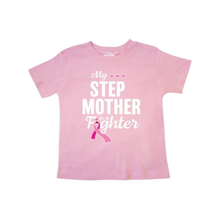 

Inktastic Breast Cancer Awareness My Step Mother is a Fighter Gift Toddler Boy or Toddler Girl T-Shirt