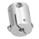 thumbnail image 2 of 2Pcs Shaft Couplers Aluminum Alloy High Load 6mm to 6mm Bore Couplings Metal Parts, 2 of 4