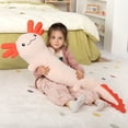 thumbnail image 4 of Tezituor 48" Axolotl Stuffed Animal Giant Stuffed Axolotl Glow in The Dark Plush Toy, 4 of 9