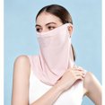 thumbnail image 5 of QSAWXQZ Unisex Sun Protection Face Cover Ear Loop Breathable Lightweight Neck Gaiter Free Size, 5 of 5
