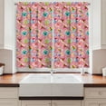 thumbnail image 2 of Ambesonne Cartoon Kitchen Curtains, Wings Easter Inspired Art, 55"x39", Multicolor, 2 of 3