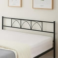 thumbnail image 5 of Modern Stylish Iron Bed Frame with Headborad & Footboard,Firm Support Structure, Metal Platform Bed Frame, No Box Spring Needed, Under Bed Storage, Simple Assembly, 5 of 7
