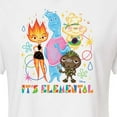 thumbnail image 3 of Elemental - Its Elemental - Juniors Cropped Cotton Blend T-Shirt, 3 of 5