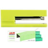 JAM Paper Office & Desk Sets, 1 Stapler 1 Pack of Staples, Lime Green and Green, 2/pack
