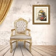 thumbnail image 3 of Vintage Apple Collection 15x17 Gold Ornate Wood Framed with Double Matting Museum Art Print Titled - Hipster Skull, 3 of 4