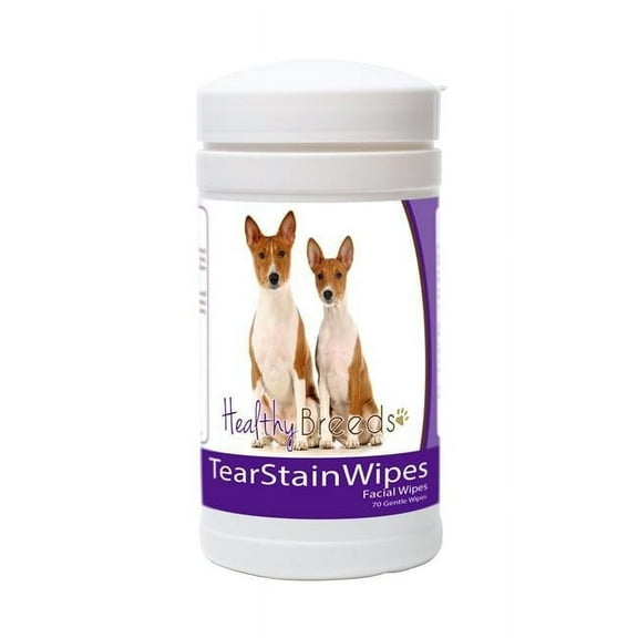 Healthy Breeds 840235152514 Basenji Tear Stain Wipes