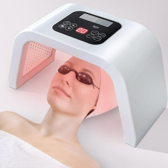SUWU LED-Face-Light-Therapy, 7 in 1 Color LED Face Mask Facial Body Beauty Equipment