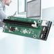 thumbnail image 3 of PCIE 1X a PCI-E 16X Extensor de Tarjeta Gráfica, Adaptador de Tarjeta Vertical,Ranura con Hebilla Fija,15 Pines Cable de Alimentación Sata EOTVIA  No, 3 of 7