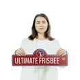 thumbnail image 3 of Ultimate Frisbee Plastic Street Sign - 6 Inch X 18 Inch Gift Sports Disc Team Outdoor Fun Active Game Recreation Challenge Play Decor, 3 of 4