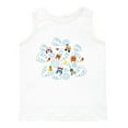 thumbnail image 7 of Leo the Truck Palm Leaves and Floral Outline - Toddler Graphic Tank, 7 of 7
