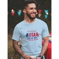 thumbnail image 2 of Usa July 4Th T-Shirt Men -Image by Shutterstock, Male 5X-Large, 2 of 4