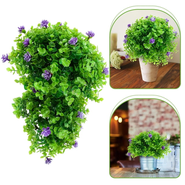 unbranded Bola Artificial De Plantas Decorativas En Verde Para Ambientar Interiores Con Instalación Fácil
