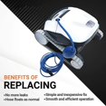 thumbnail image 5 of Paquete de 3 piezas de repuesto de flotador de manguera de alimentación para limpiador de piscinas D10, compatible con los modelos de limpiador de piscinas Zodiac Polaris 180, 5 of 5