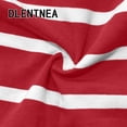 thumbnail image 5 of Dlentnea Womens Striped Tops Short Sleeve Shirts Summer Fashion Outfits Dressy Casual Business Blouse Clothes, 5 of 6