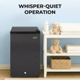 thumbnail image 5 of Whynter Compact Upright Convertible Fridge/Freezer with Lock, 3.1 Cu. Ft., Black, Energy Star, 5 of 11