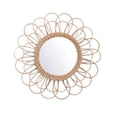 thumbnail image 2 of AMERTEER Hanging Mirror Rattan Sunflower Circular Wall Mirror Decor Boho Wicker Dressing Makeup Mirrors, 2 of 2