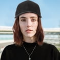 thumbnail image 3 of Gorra de béisbol con extensión de cabello, peluca ondulada y rizada, peluca sintética, sombrero, gorra de béisbol, peluca, 3 of 6