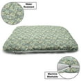 thumbnail image 3 of Spring Pet Bed, Continuous Floral Pattern Meadow Flowers and Herbs Romantic Nature Print, Resistant Pad for Dogs and Cats Cushion with Removable Cover, 24" x 39", Seafoam and Multicolor, by Ambesonne, 3 of 4