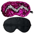 thumbnail image 4 of Sleep Mask Sequins Breathable Eye Sleeping Cover Eye Mask for Office Home, 4 of 8