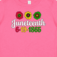 thumbnail image 4 of Inktastic Juneteenth 6-19-1865 with Flowers Boys or Girls Baby T-Shirt, 4 of 5