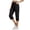 108#Black, variant on Women's Cargo Capris Pants with Pockets Lightweight Quick Dry Travel Hiking Summer Pants for Women Casual White XL