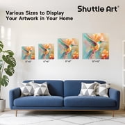 Shuttle Art Painting Canvas Panel, 52 Multi Pack, 5x5, 6x6, 8x8, 10x10 inch (13 PCS of Each), 100% Cotton Art Canvas Board Primed White, Blank Canvas