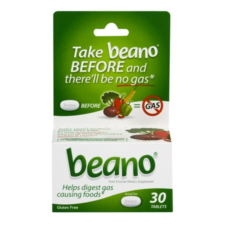 Beano Food Enzyme Dietary Supplement Tablets - 30 CT30.0 CT