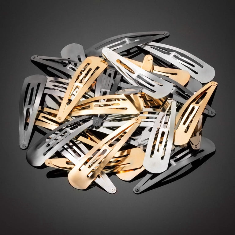 30 Pieces Metal Snap Hair Clips for Women, 4 Inch Hair  display picture 3